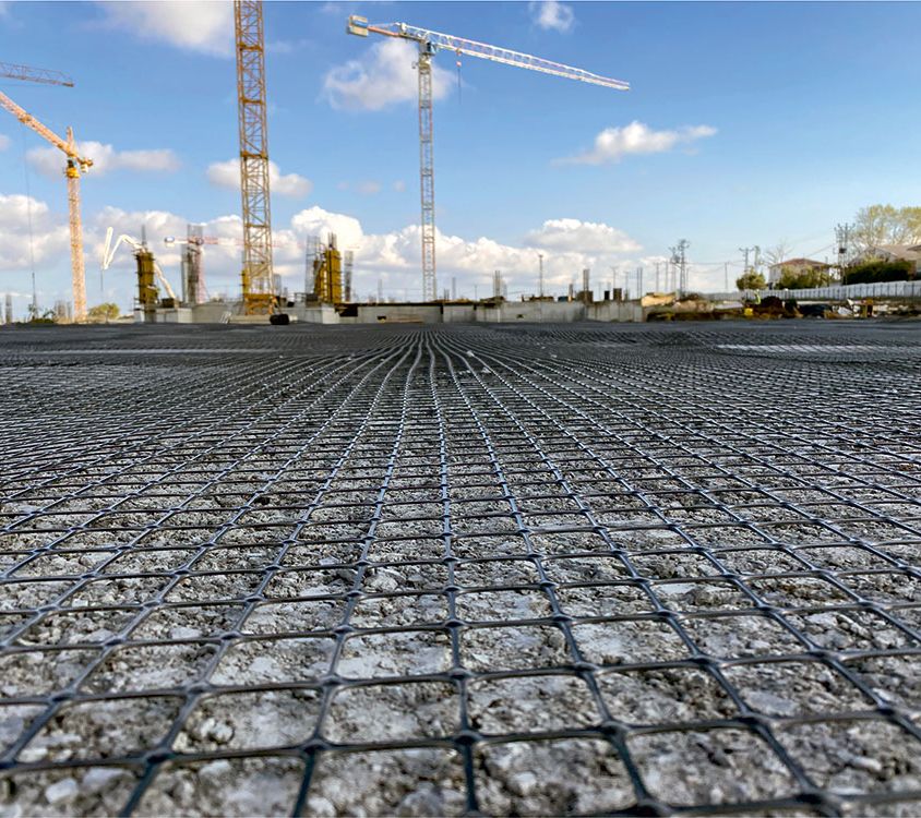 Çift Yönlü Ekstrude Geogrid